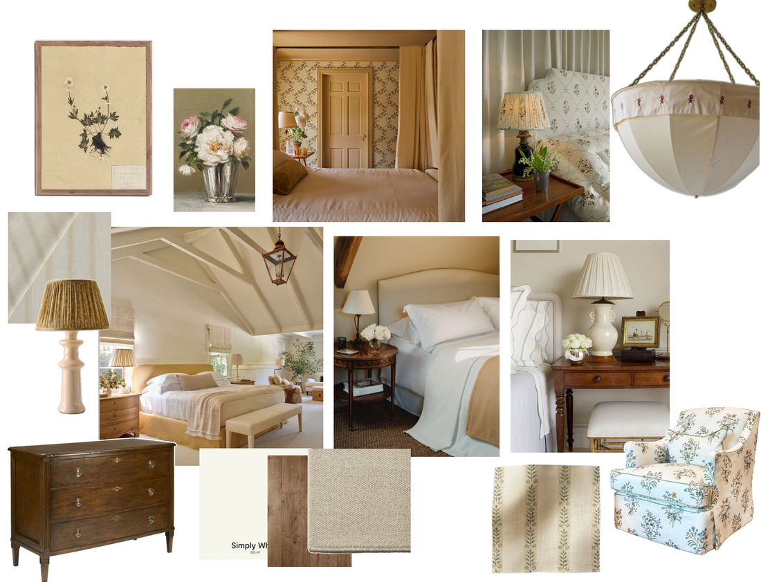 Project: A Collected Country Bedroom